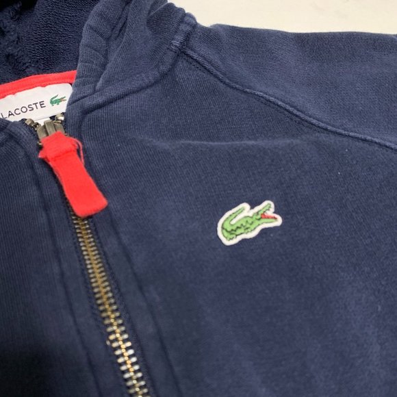 Lacoste navy hoodie - Picture 3 of 6
